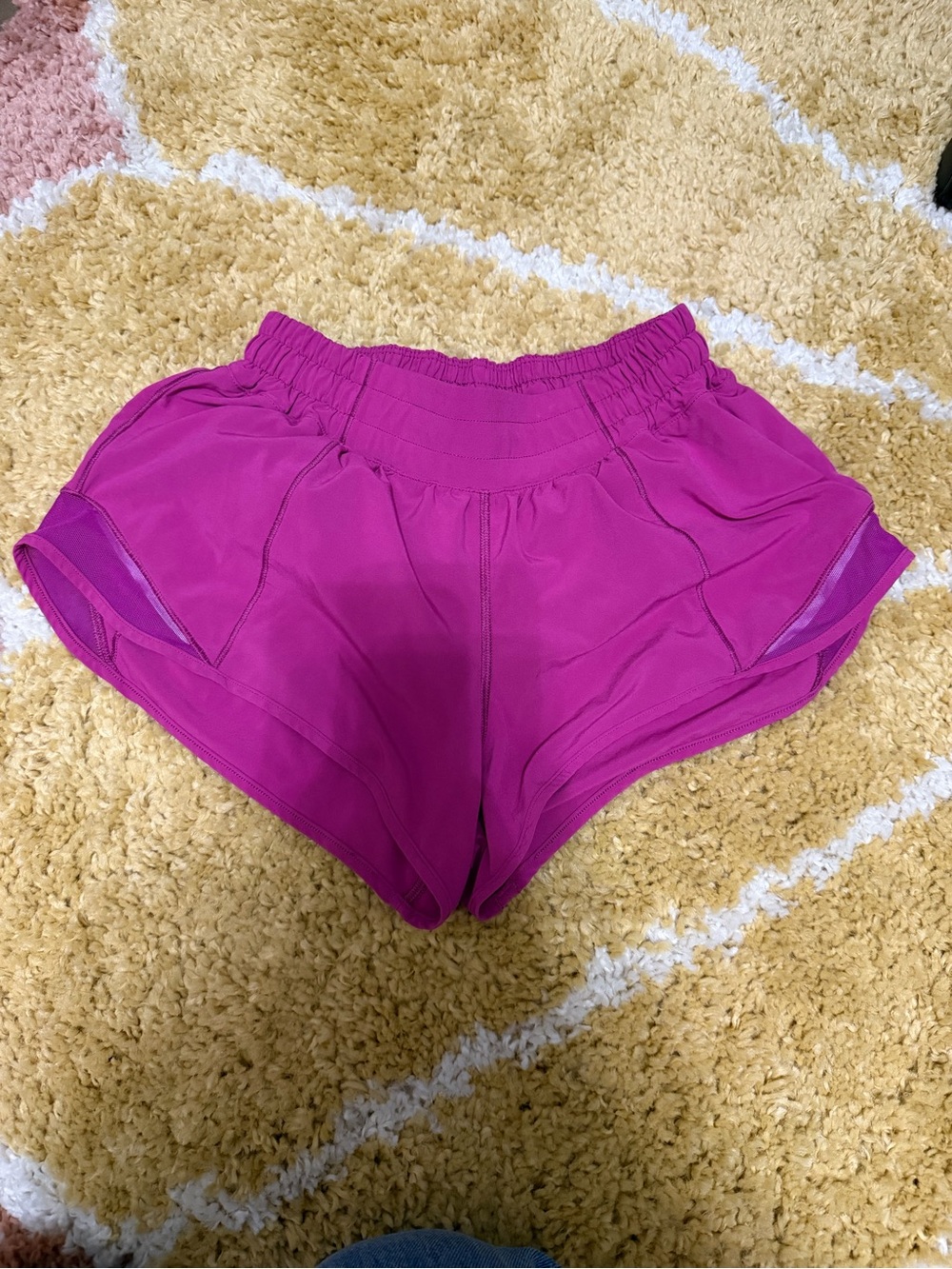 Women's Lululemon Magenta Athletic Running Shorts
